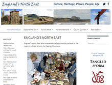 Tablet Screenshot of englandsnortheast.co.uk